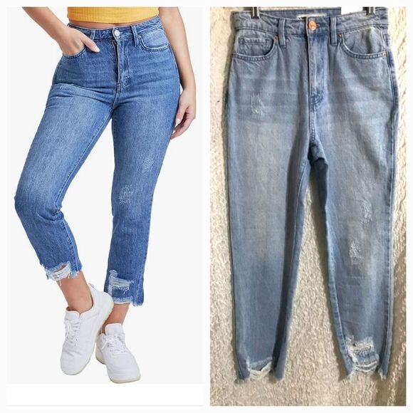 YMI NWT Hybrid Denim Slim Straight Ankle Jeans Size 27/5 - Picture 1 of 10